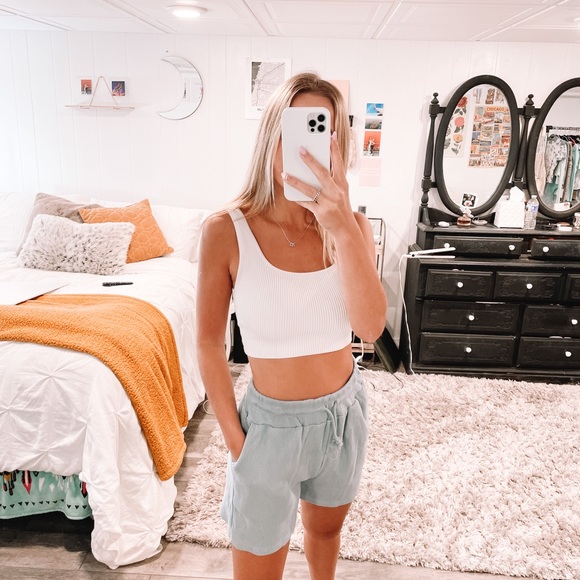 NWT Boutique Blue Waffle Knit Shorts!! - Picture 3 of 10